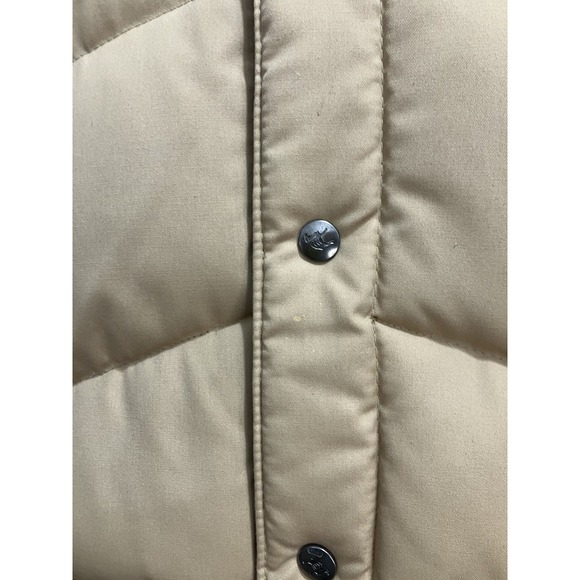 CAMEL Vest Camel/Brown Reversible Northern Goose Down Puffer Size Small - Picture 3 of 11